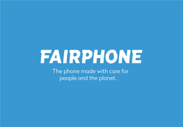 This Is Fairphone Ingram Micro
