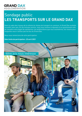 Questionnaire Transport En Commun