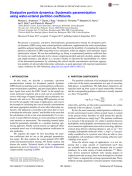 Systematic Parametrization Using Water-Octanol Partition Coefficients