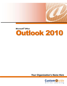 Outlook 2010