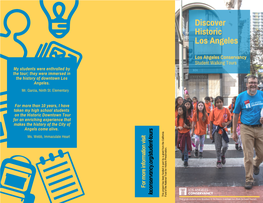 Student Walking Tour Brochure