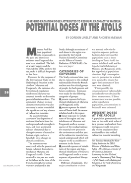 Potential Doses at the Atolls