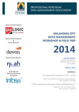 Oklahoma City Data Management Workshop Speaker Biographies