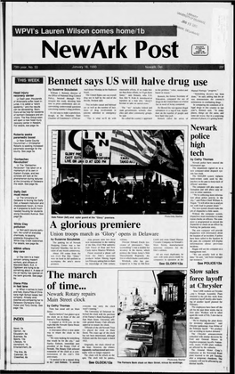 Bennett Says US Will Halve Drug Use a Glorious Premiere the March of Time