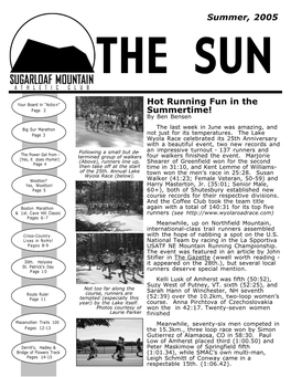Summer, 2005 the SUN