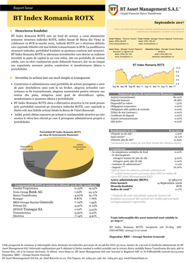 BT Index Romania ROTX