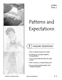 Patterns and Expectations