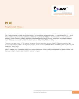 Phosphoinositide 3-Kinase