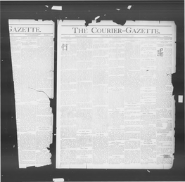 Courier Gazette: Tuesday, December 13, 1892