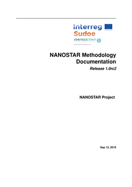NANOSTAR Methodology Documentation Release 1.0Rc2