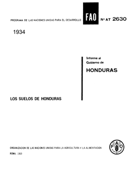 Los Suelos De Honduras