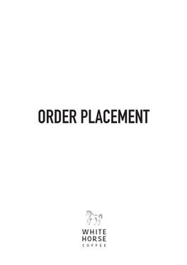 Order Placement Explanation of Skim/Soy/Reg/Ald Milk