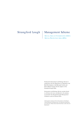 Strangford Lough Management Scheme