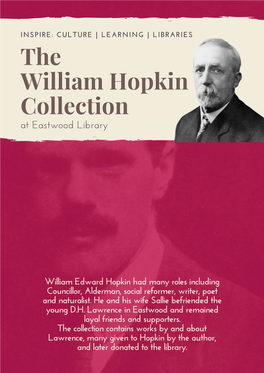 Hopkin Collection Is Available at Eastwood Library