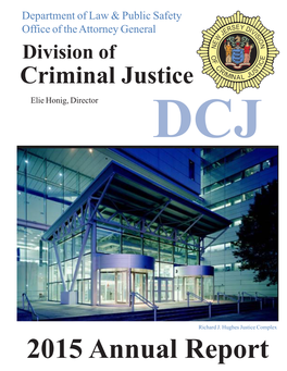 Division of Criminal Justice Elie Honig, Director DCJ