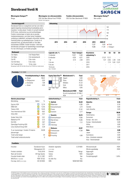 Morningstar Report