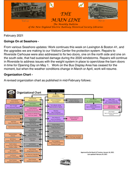 February 2021 Main Line