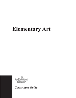 Elementary Art -Cover .Indd