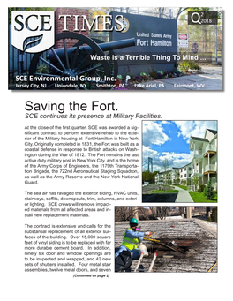 Saving the Fort. SCE Continues Its Presence at Military Facilities