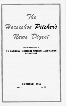 OCTOBER, 1958 Vol