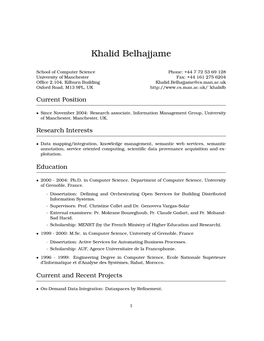 Khalid Belhajjame