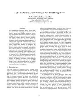 UCT for Tactical Assault Planning in Real-Time Strategy Games