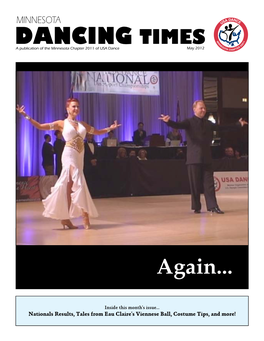 DANCING TIMES a Publication of the Minnesota Chapter 2011 of USA Dance May 2012