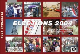 Electoral Commission of Ghana, with Support of the Friedrich Ebert Stiftung, Accra November, 2005