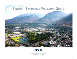 Student Exchange Welcome Guide