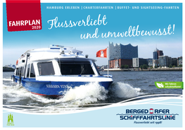 FAHRPLAN 2020 Flussverliebt Und Umweltbewusst!