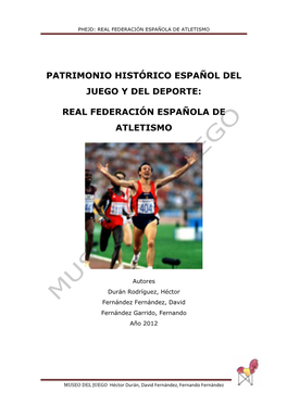 Real Federación Española De Atletismo