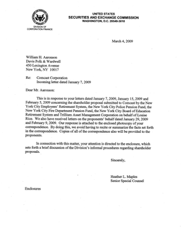 Comcast Corporation; Rule 14A-8 No-Action Letter