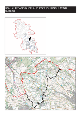 Lca 15.1 Lee and Buckland Common Undulating Plateau