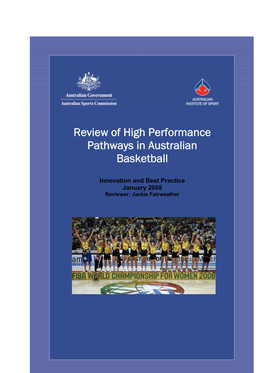 Review of High Performance Pathways in Australian Basketball