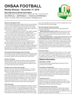 Ohsaa Football