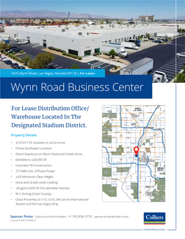 Wynn Road Business Center W CENTENNIAL PARKWAY