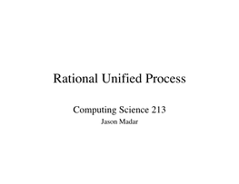 Rational Unified Process