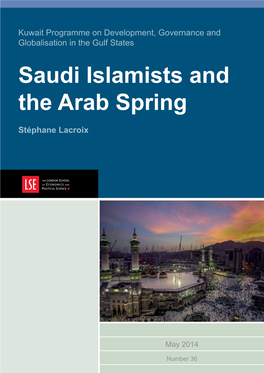 Saudi Islamists and the Arab Spring