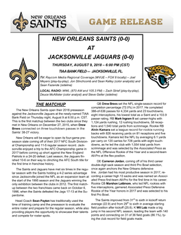 Jacksonville Preseason Game Release 2018.Pub