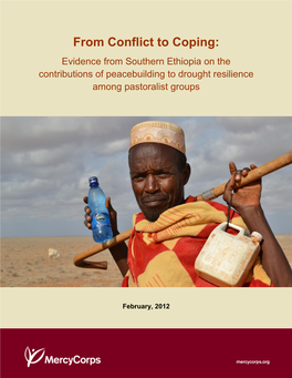 From Conflict to Coping: Evidence from Southern Ethiopia on the Contributions of Peacebuilding to Drought Resilience Among Pastoralist Groups