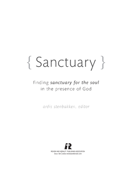 Sanctuary Copyright © 2009 by Review and Herald® Publishing Association