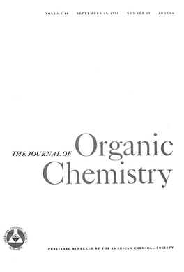 The Journal of Organic Chemistry 1975 Volume 40 No.19