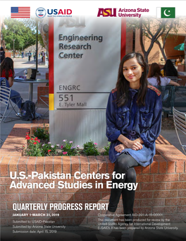 U.S.-Pakistan Centers for Advanced Studies in Energy
