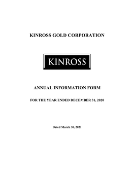 Kinross Gold Corporation