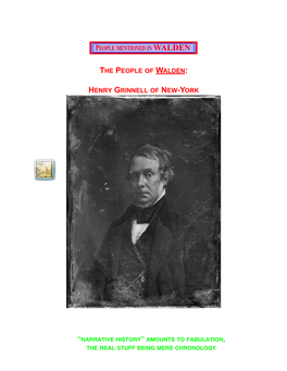 Henry Grinnell of New-York