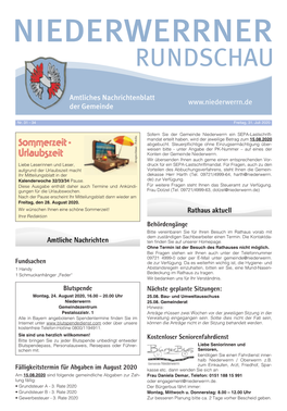 Niederwerrner Rundschau