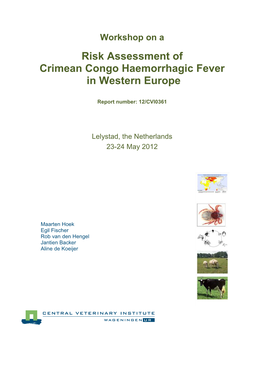 Risk Assessment Crimean Congo Haemorraghic Fever