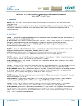 NMDA Antagonists; Both D- and L- Enantiomers of AP5 Infused