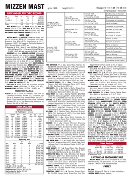 Race and (Black Type) Record Sire Line Lifetime As