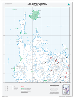 Map 3B − Mining Leases and Active Mines, Pits And
